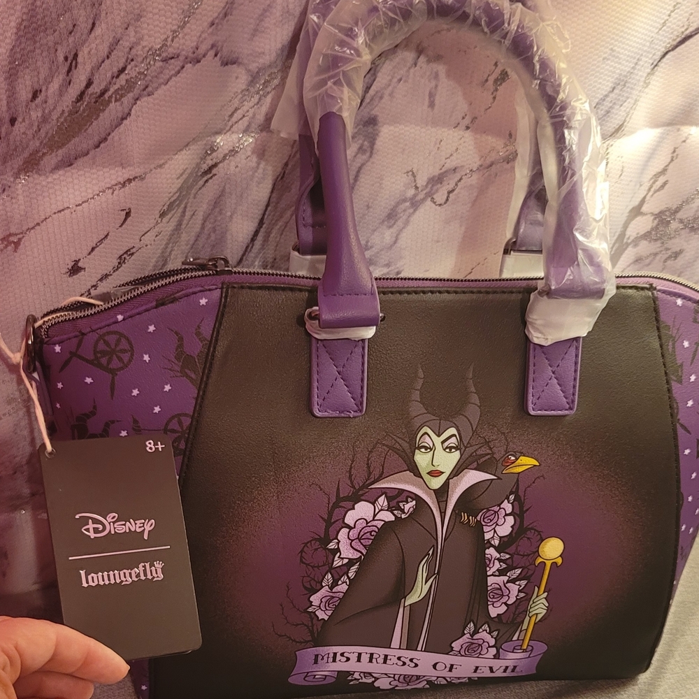 Loungfly Disney Evil Queen Satchel Crossbody💜New With Tags!💜 - Picture 2 of 4